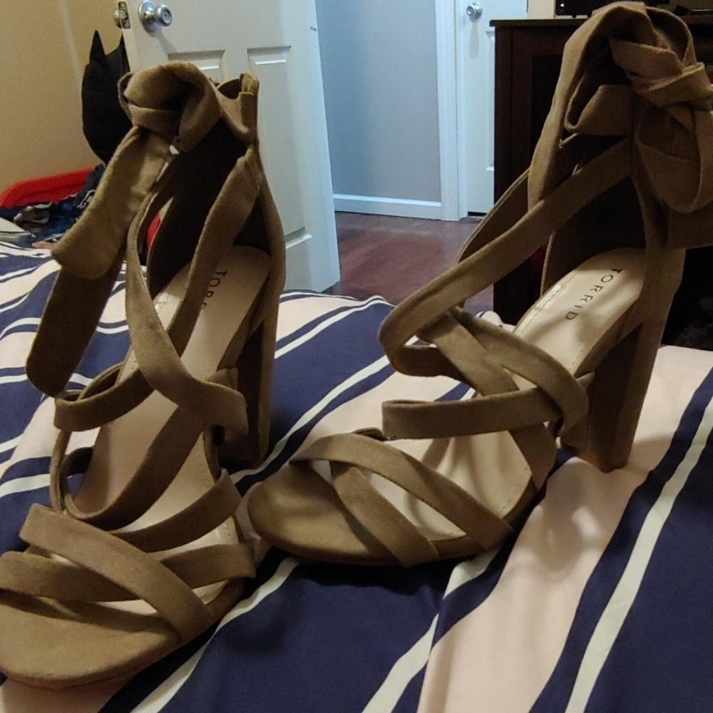 Torrid beige heels